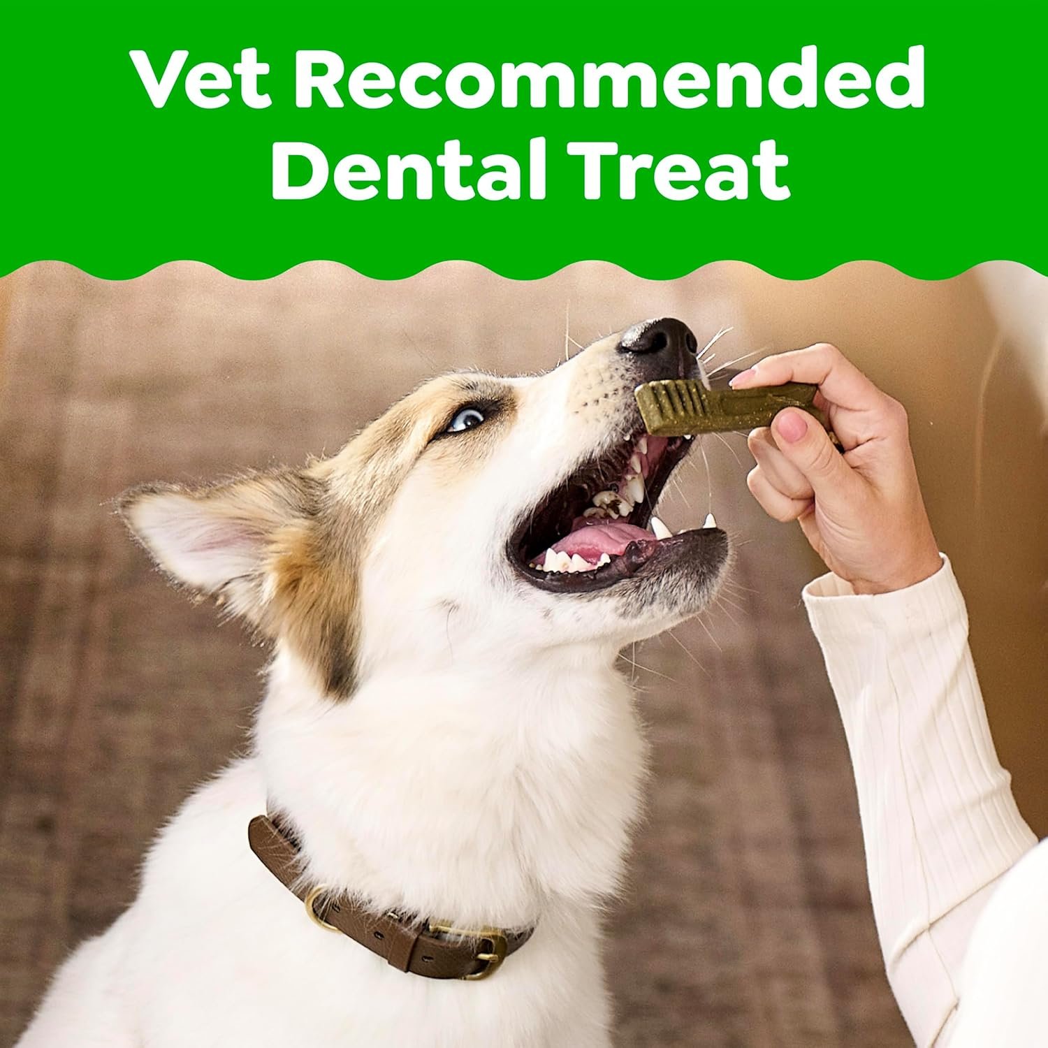 Greenies Veterinarian-Recommended Adult Natural Dental Dog Treats Teenie Size, Dog Dental Chews, Original Flavor, 12 oz. Pack, 43 Count - Image 2